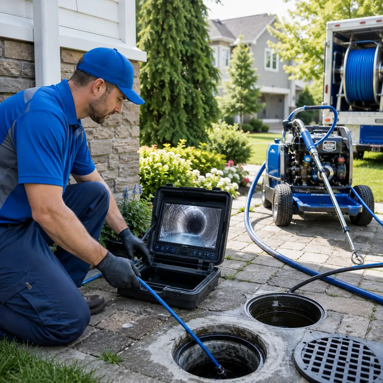 Outdoor drain cleaning professionals serving Gramercy, LA
